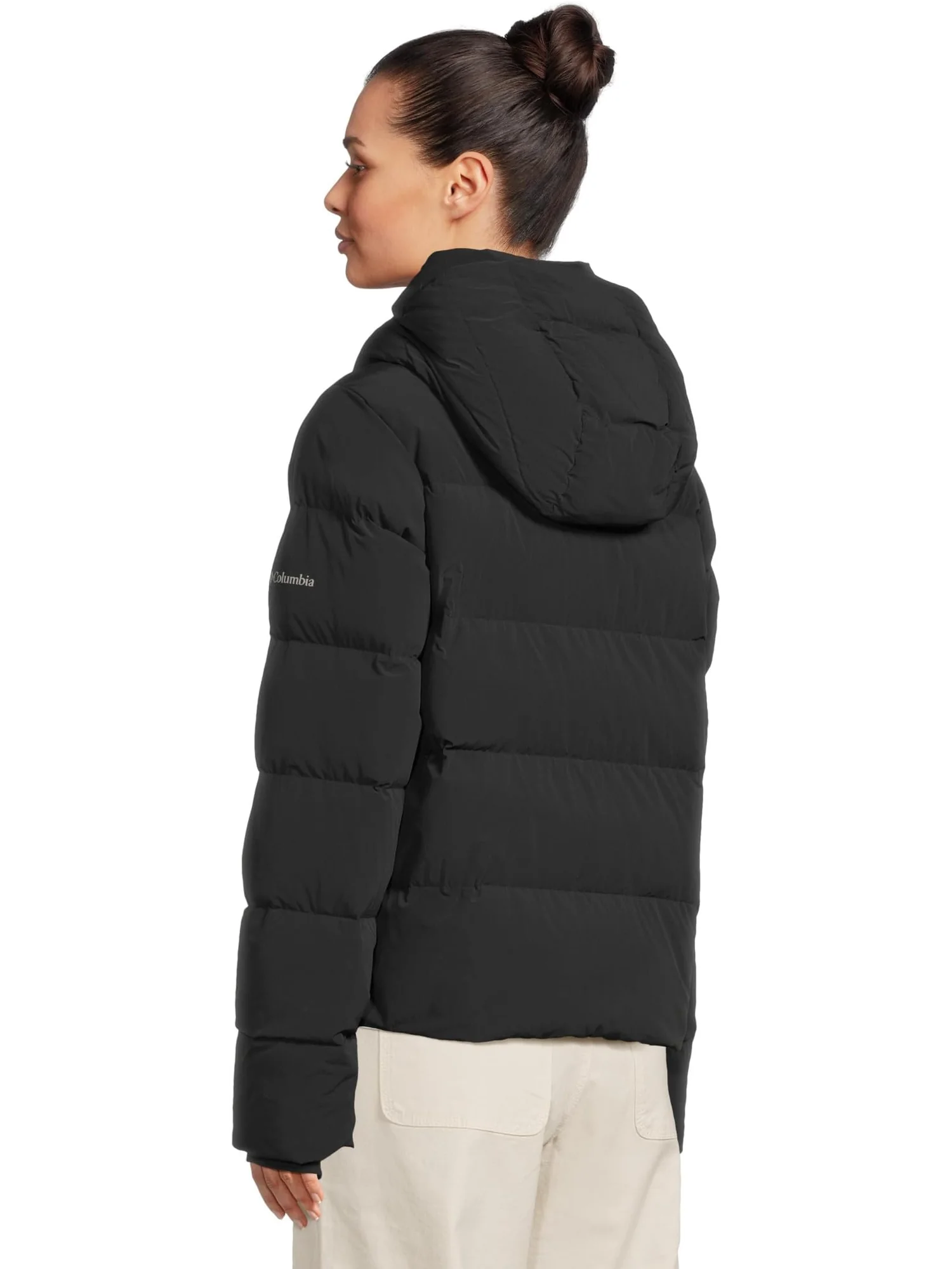 Женская куртка с капюшоном Amaze Puff Columbia — изображение 3 из 5, черный