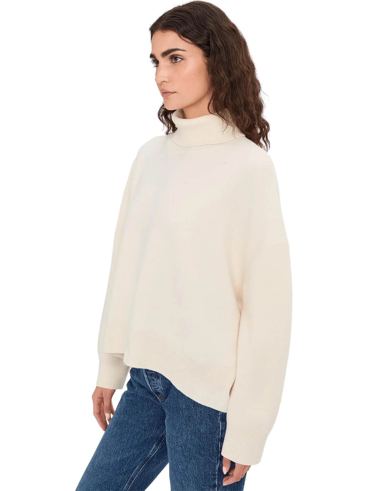 Свитер Free People Women's Sigma Turtleneck — изображение 3 из 5, кокосовое молоко