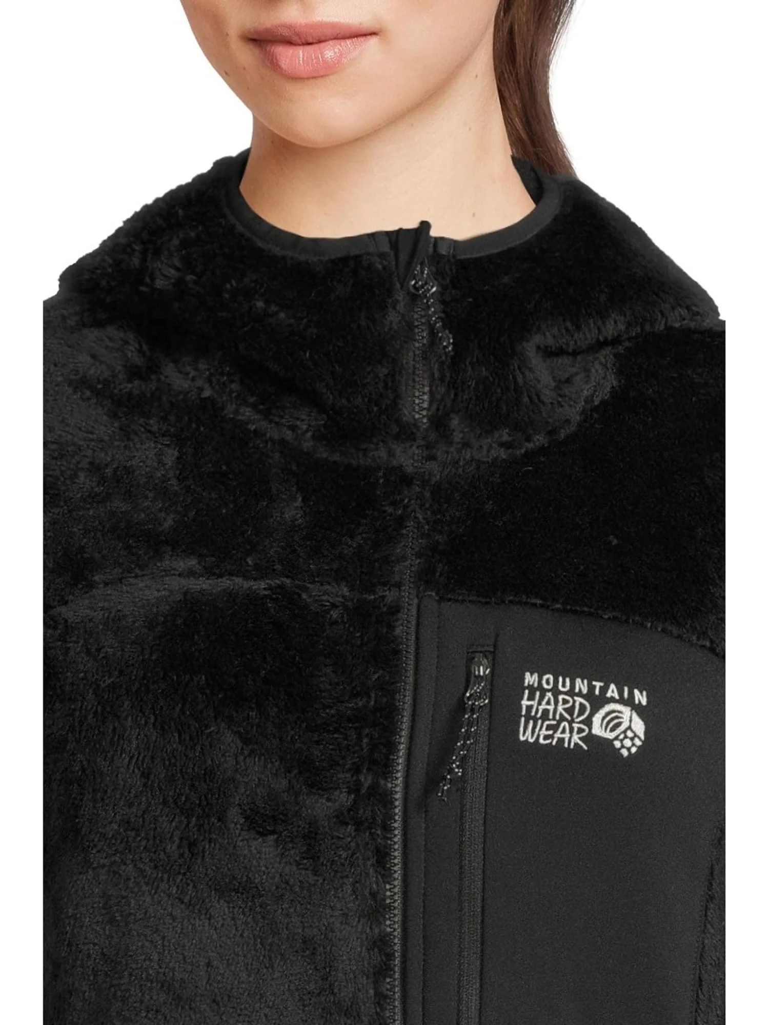 Женская куртка с капюшоном Polartec High Loft Mountain Hardwear — изображение 4 из 5, черный