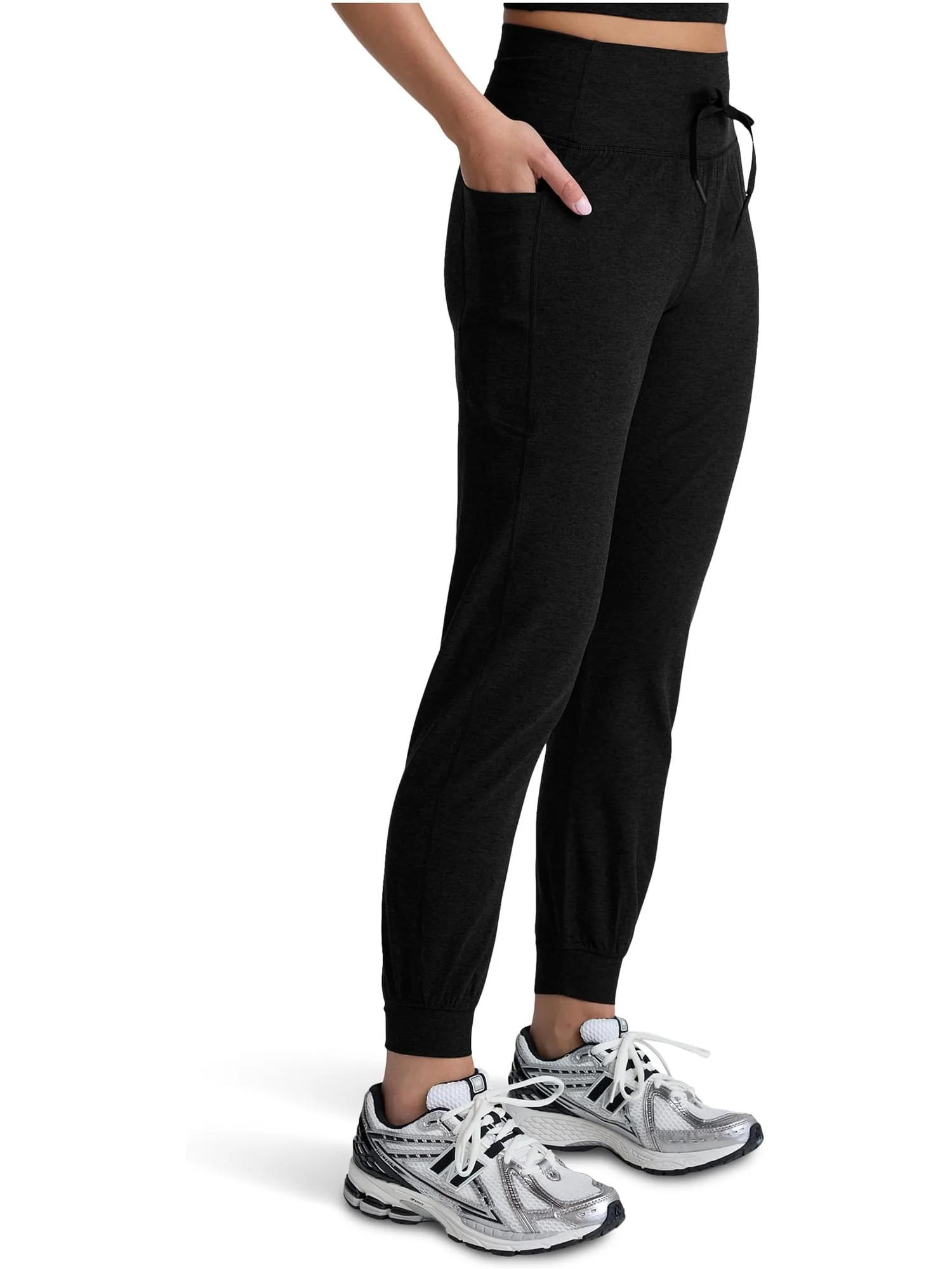 Брюки Beyond Yoga Women's Spacedye The Go Pocket Joggers — изображение 2 из 5, самая темная ночь