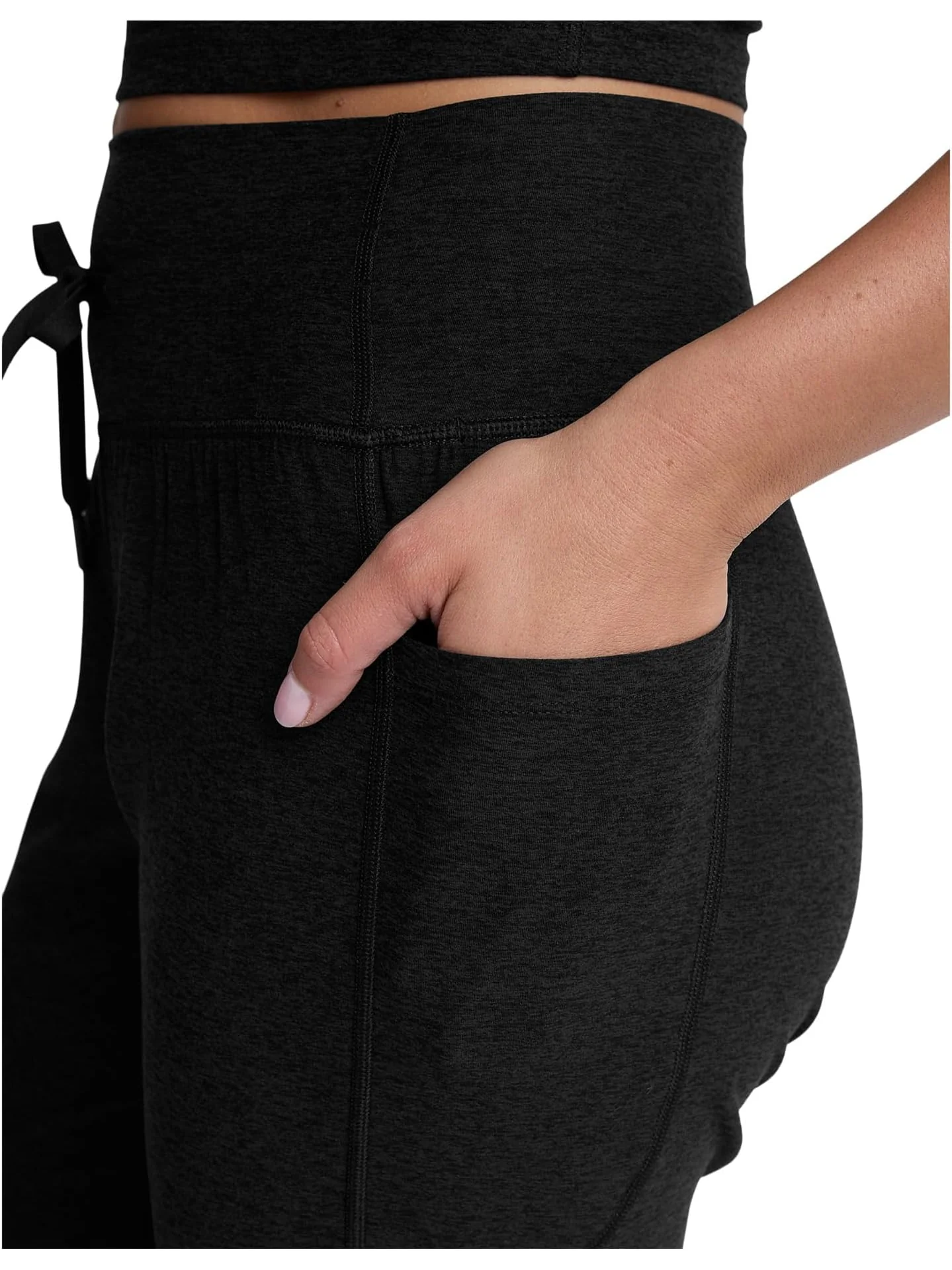Брюки Beyond Yoga Women's Spacedye The Go Pocket Joggers — изображение 4 из 5, самая темная ночь
