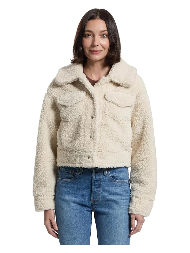Женская куртка UGG Frankie Short Trucker — изображение 1 из 5, натуральный тон