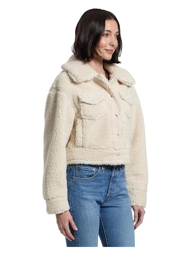 Женская куртка UGG Frankie Short Trucker — изображение 2 из 5, натуральный тон