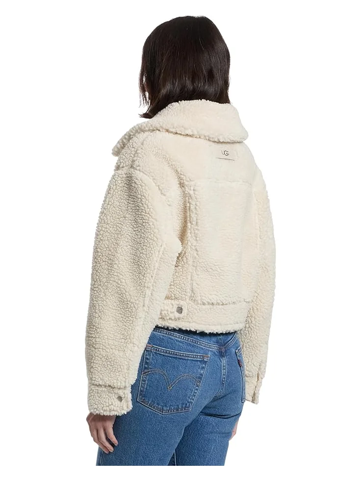 Женская куртка UGG Frankie Short Trucker — изображение 3 из 5, натуральный тон