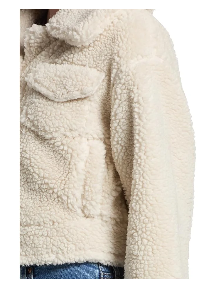 Женская куртка UGG Frankie Short Trucker — изображение 4 из 5, натуральный тон