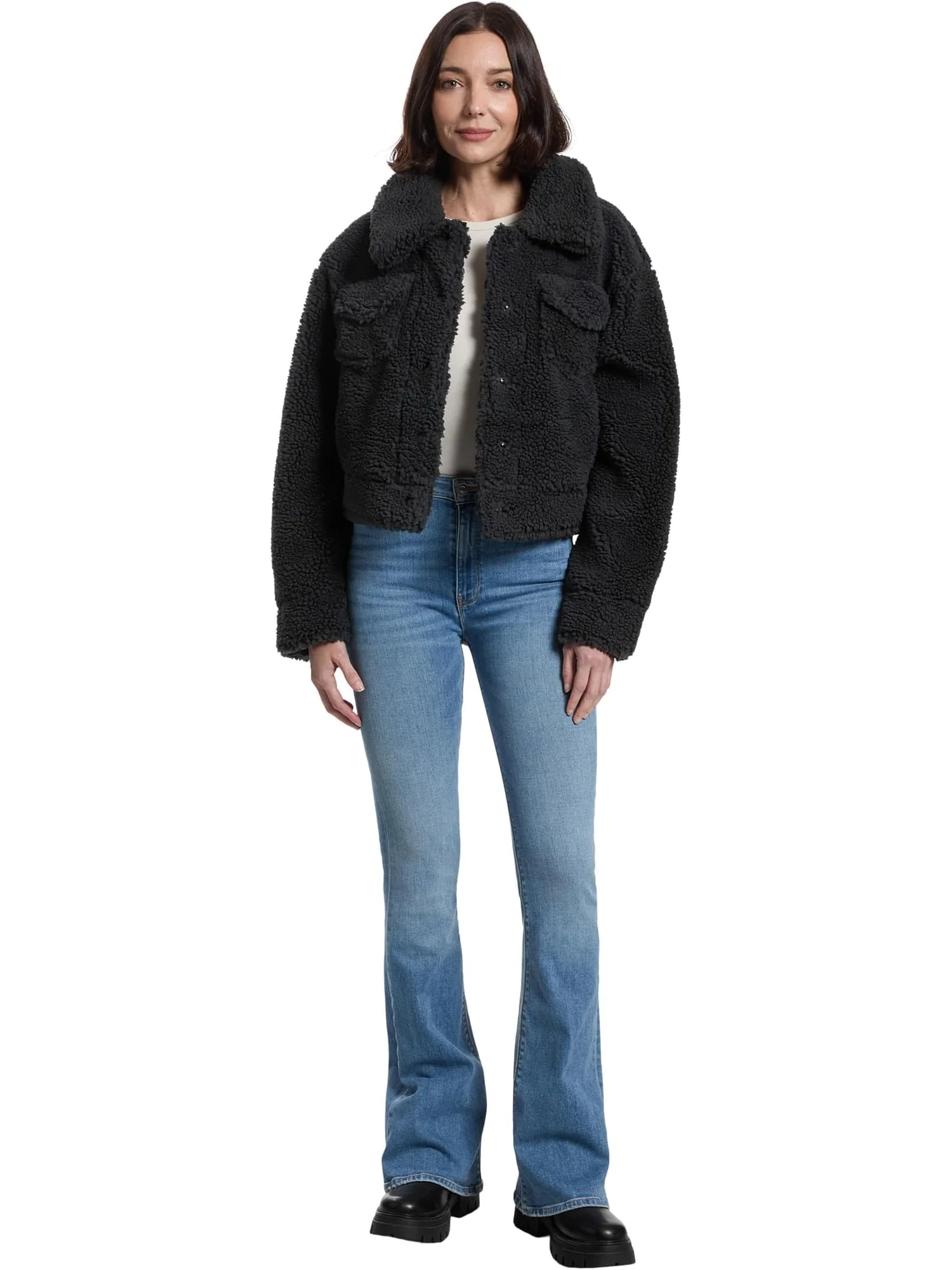 Женская короткая куртка дальнобойщика Frankie UGG — изображение 5 из 5, чернильный