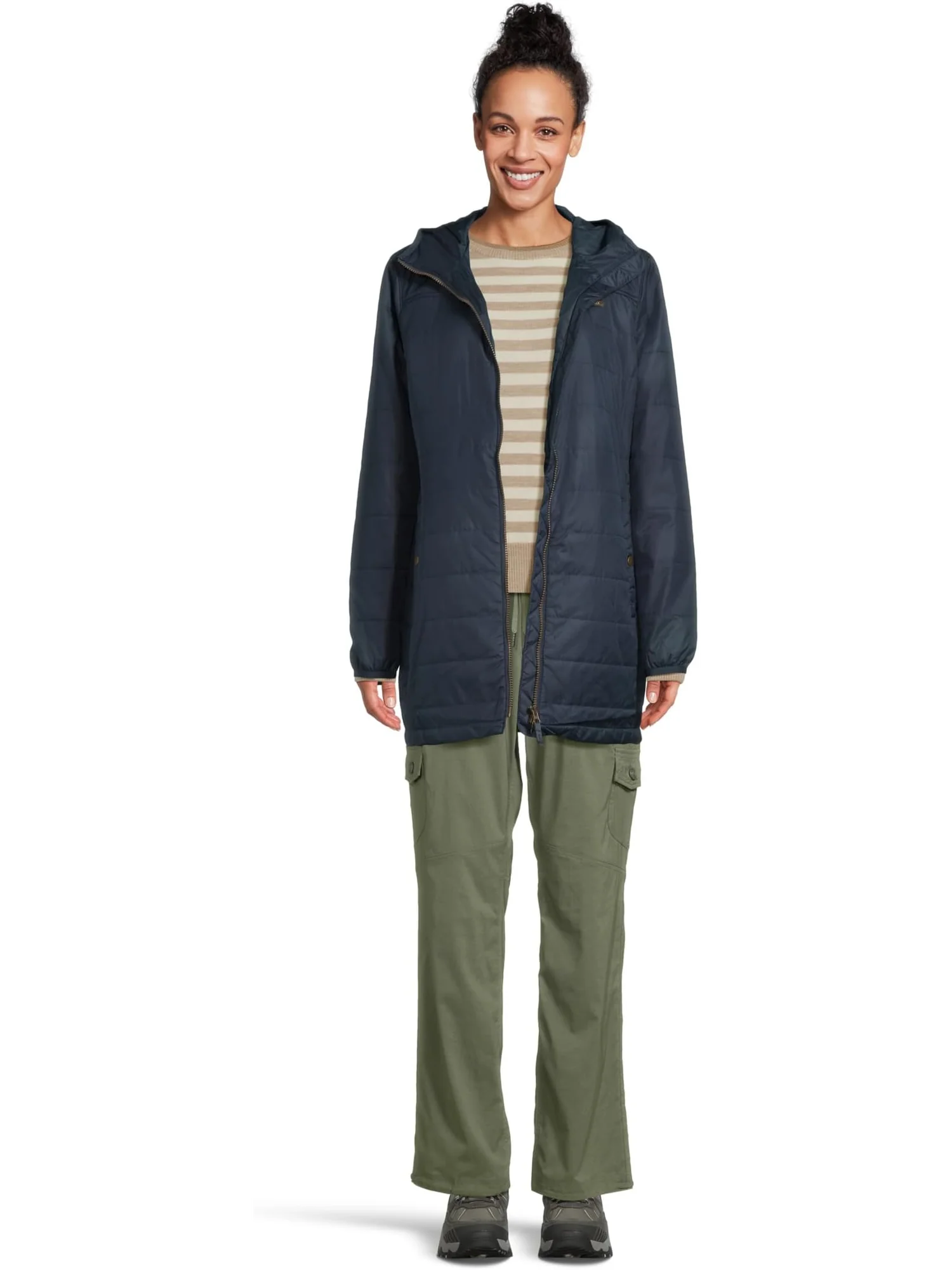 Женское пуховое пальто Mountain Classic L.L.Bean — изображение 5 из 5, темно-синий