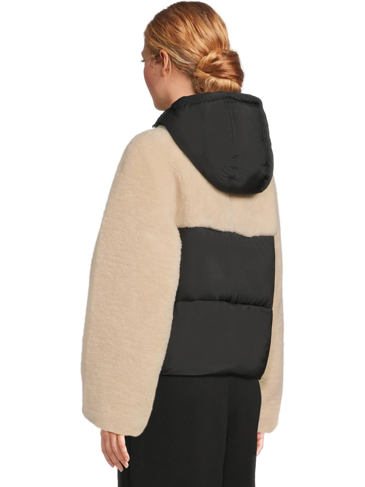 Женская стеганая куртка Mykah Uggbraid UGG — изображение 3 из 5, черный/кремовый
