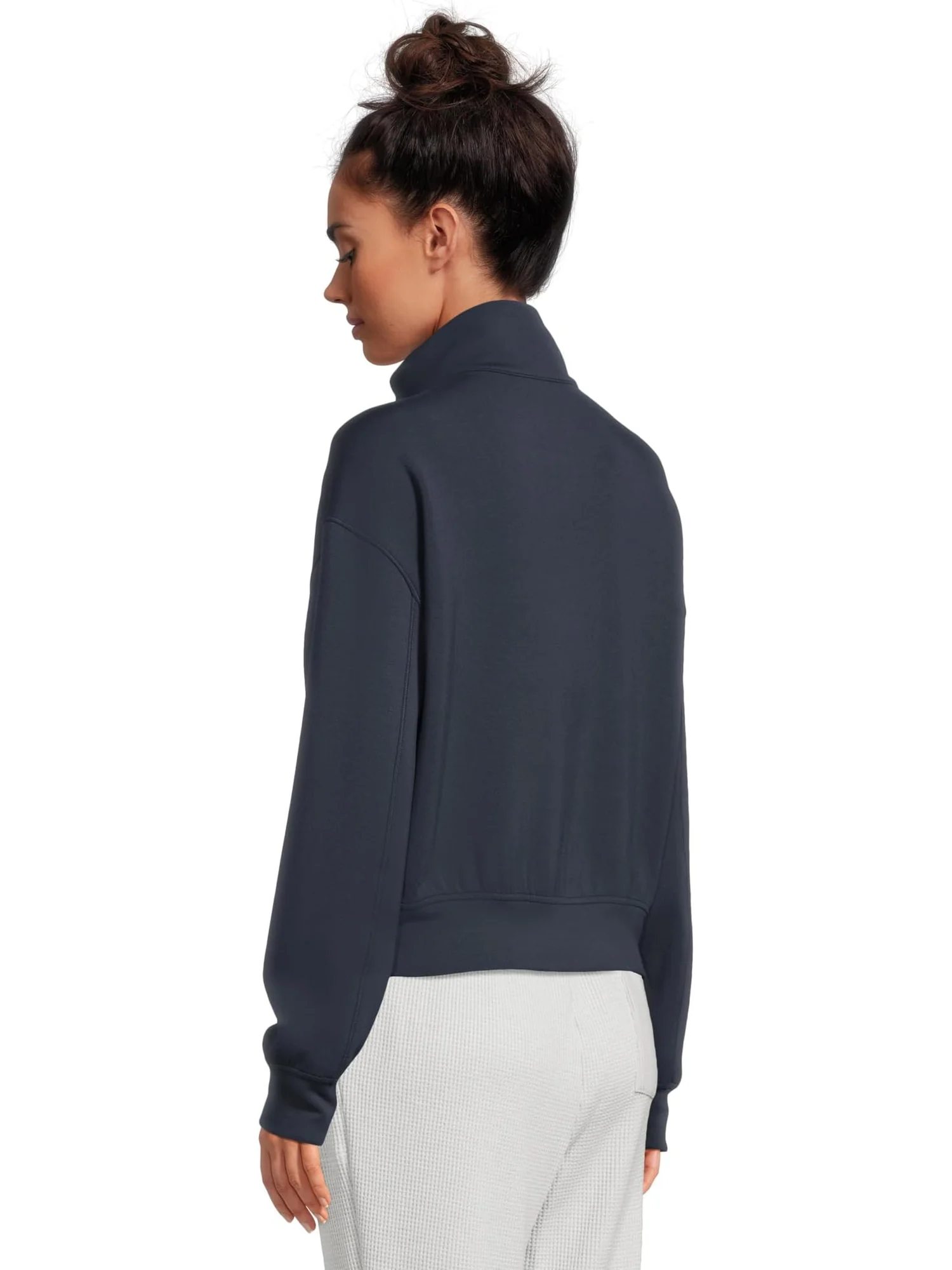 Женская куртка Skyloft Soft Echo с застежкой-молнией 1/2 TravisMathew — изображение 3 из 5, темно-синий