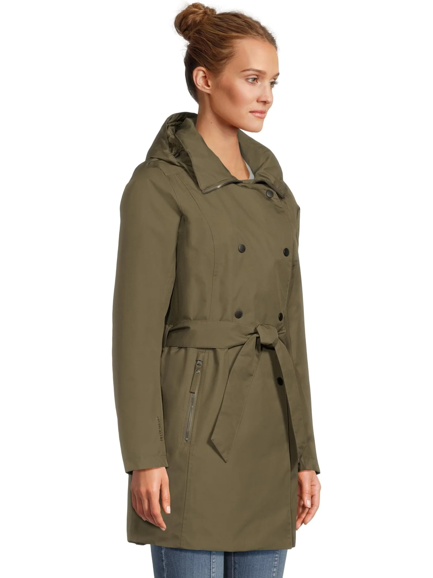 Женская утеплённая куртка Welsey Trench Helly Hansen — изображение 2 из 5, зеленый