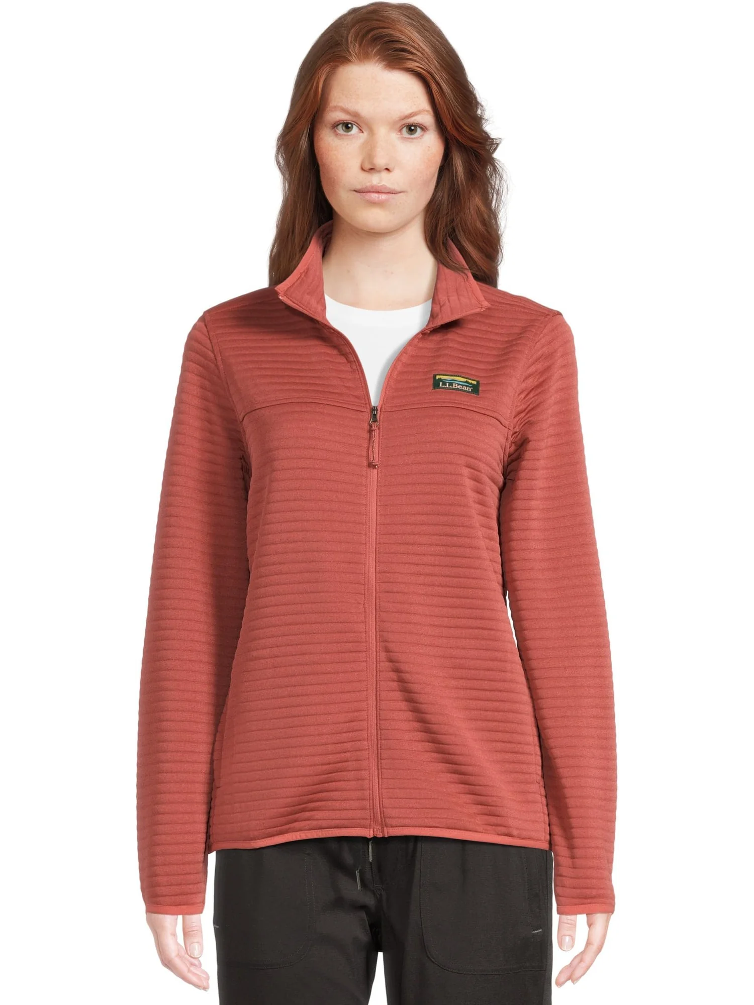 Женская куртка Airlight на молнии L.L.Bean — изображение 1 из 5, коричневый