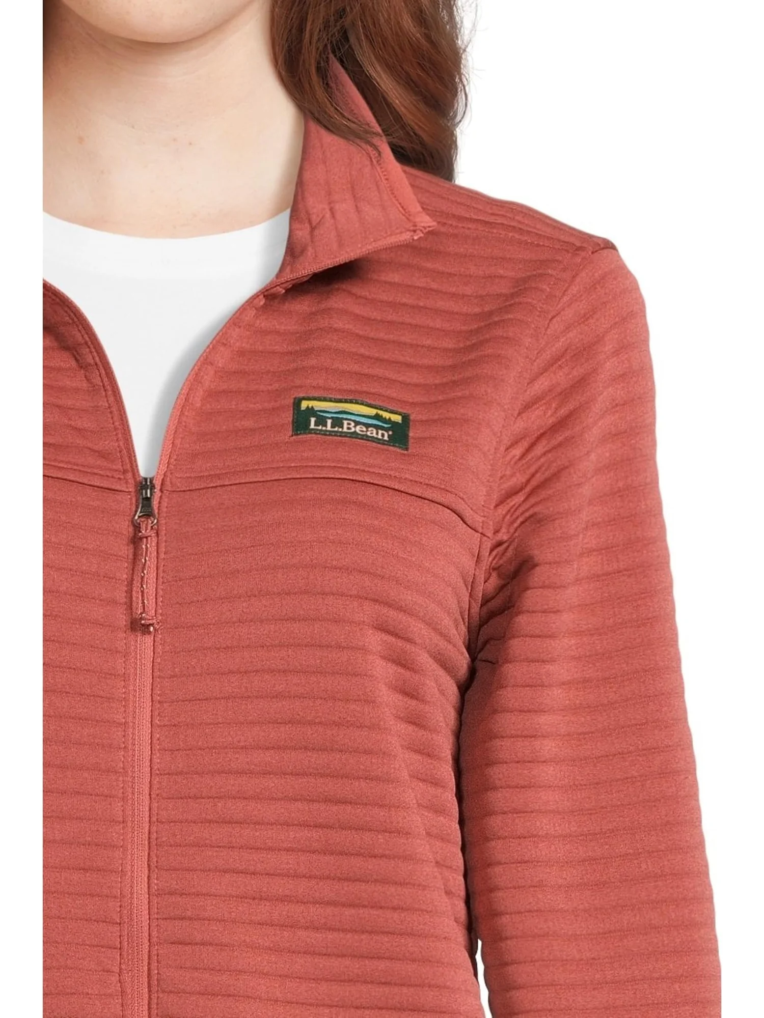 Женская куртка Airlight на молнии L.L.Bean — изображение 4 из 5, коричневый