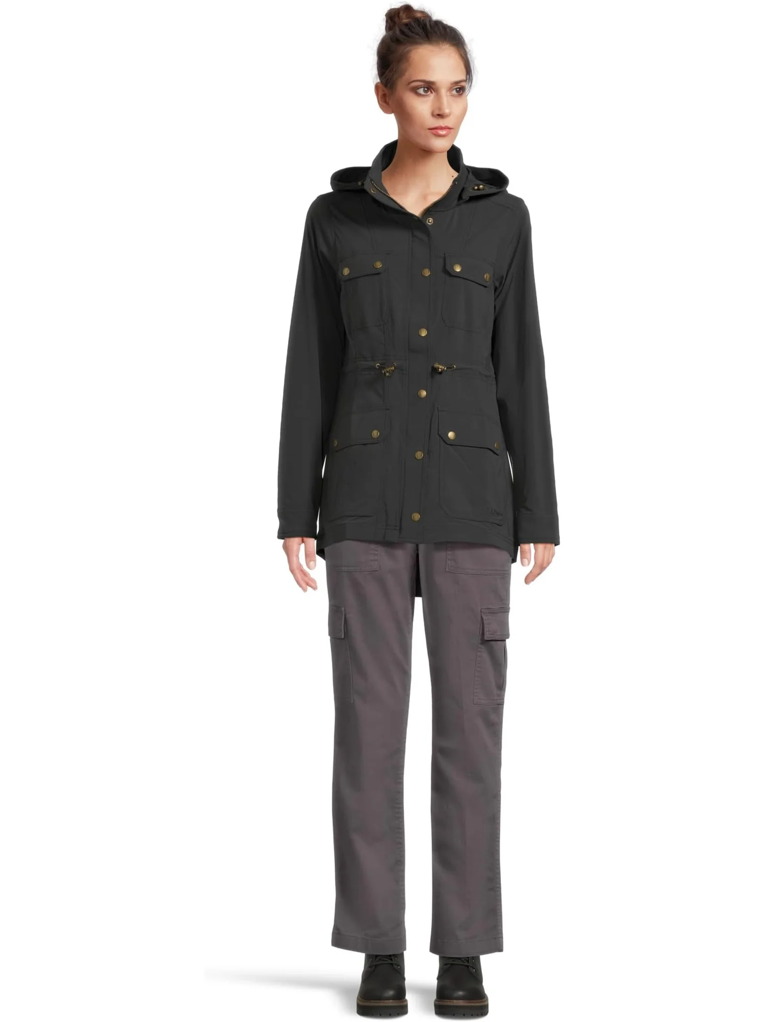 Женская куртка Boundless Softshell L.L.Bean — изображение 5 из 5, черный
