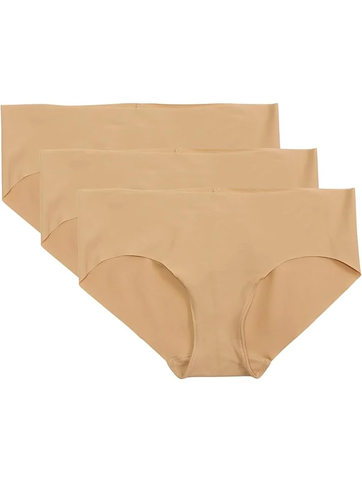 Женские трусики бикини Commando 3pk Cotton — изображение 1 из 1, бежевый