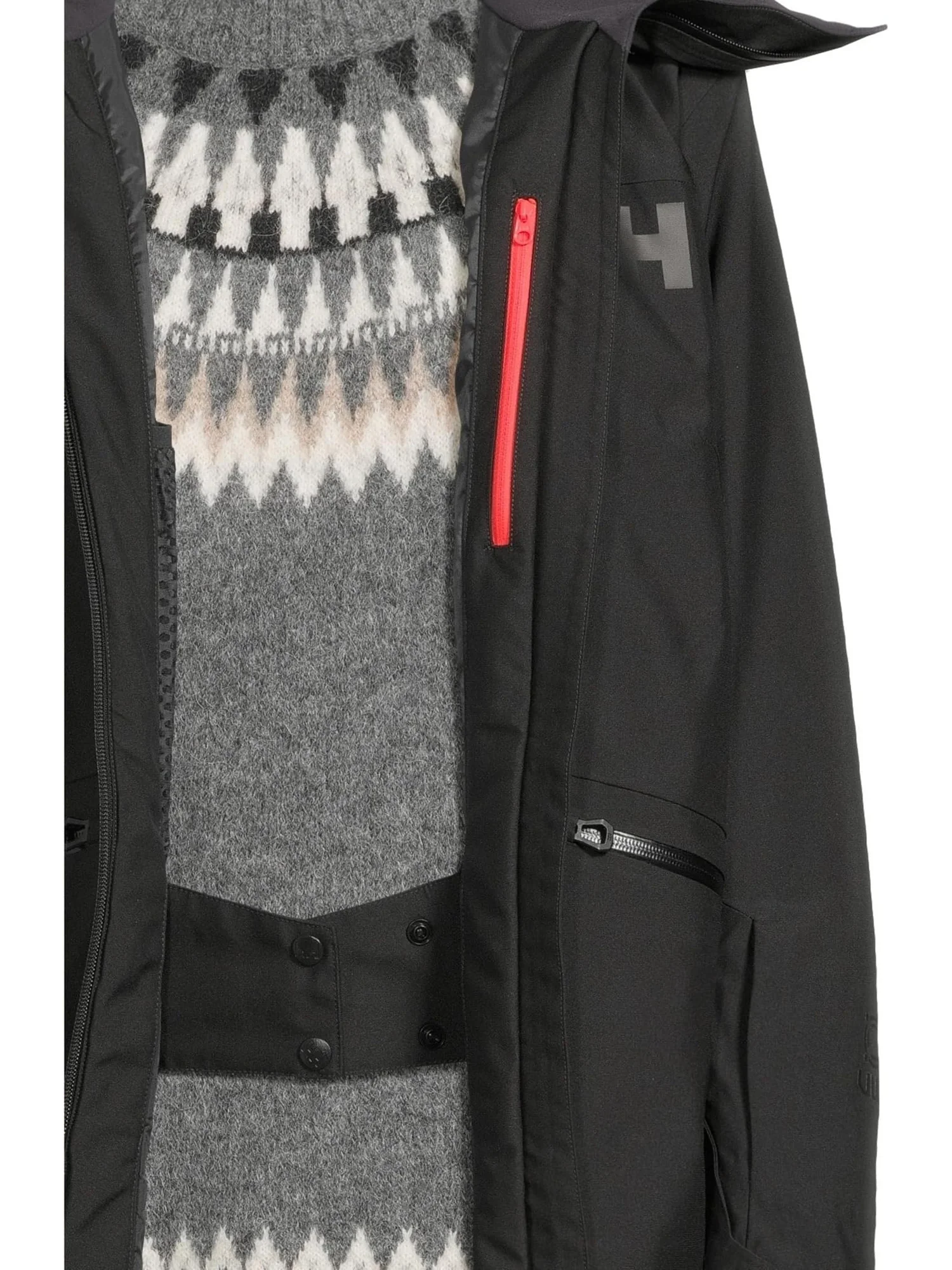 Женская куртка Powderqueen 3.0 Helly Hansen — изображение 4 из 5, черный
