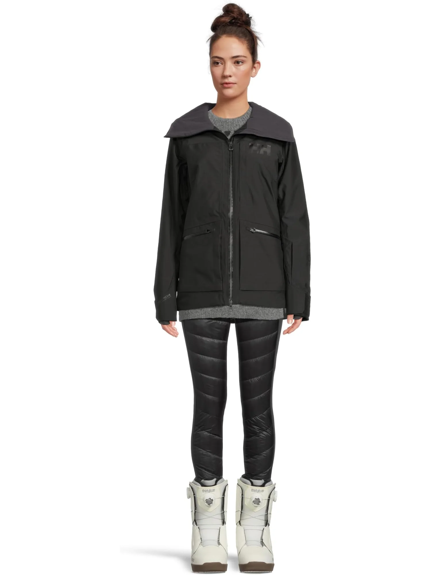 Женская куртка Powderqueen 3.0 Helly Hansen — изображение 5 из 5, черный