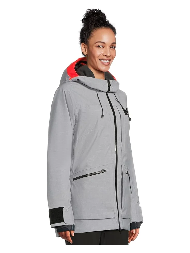 Женская куртка Helly Hansen Powderqueen 3.0 — изображение 2 из 5, серый