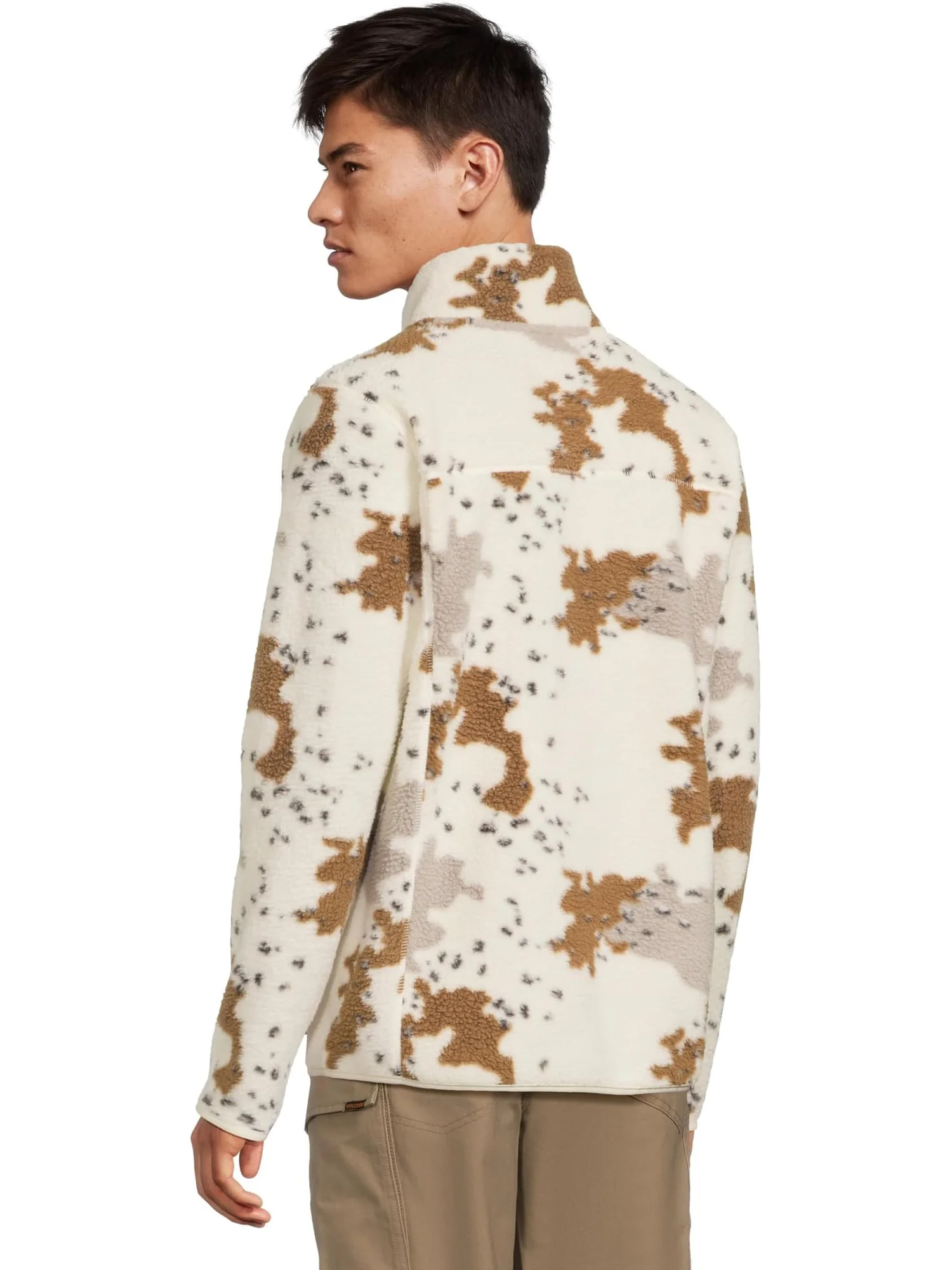 Мужская куртка Nelson Sherpa Full Zip Volcom Snow — изображение 3 из 5, белый