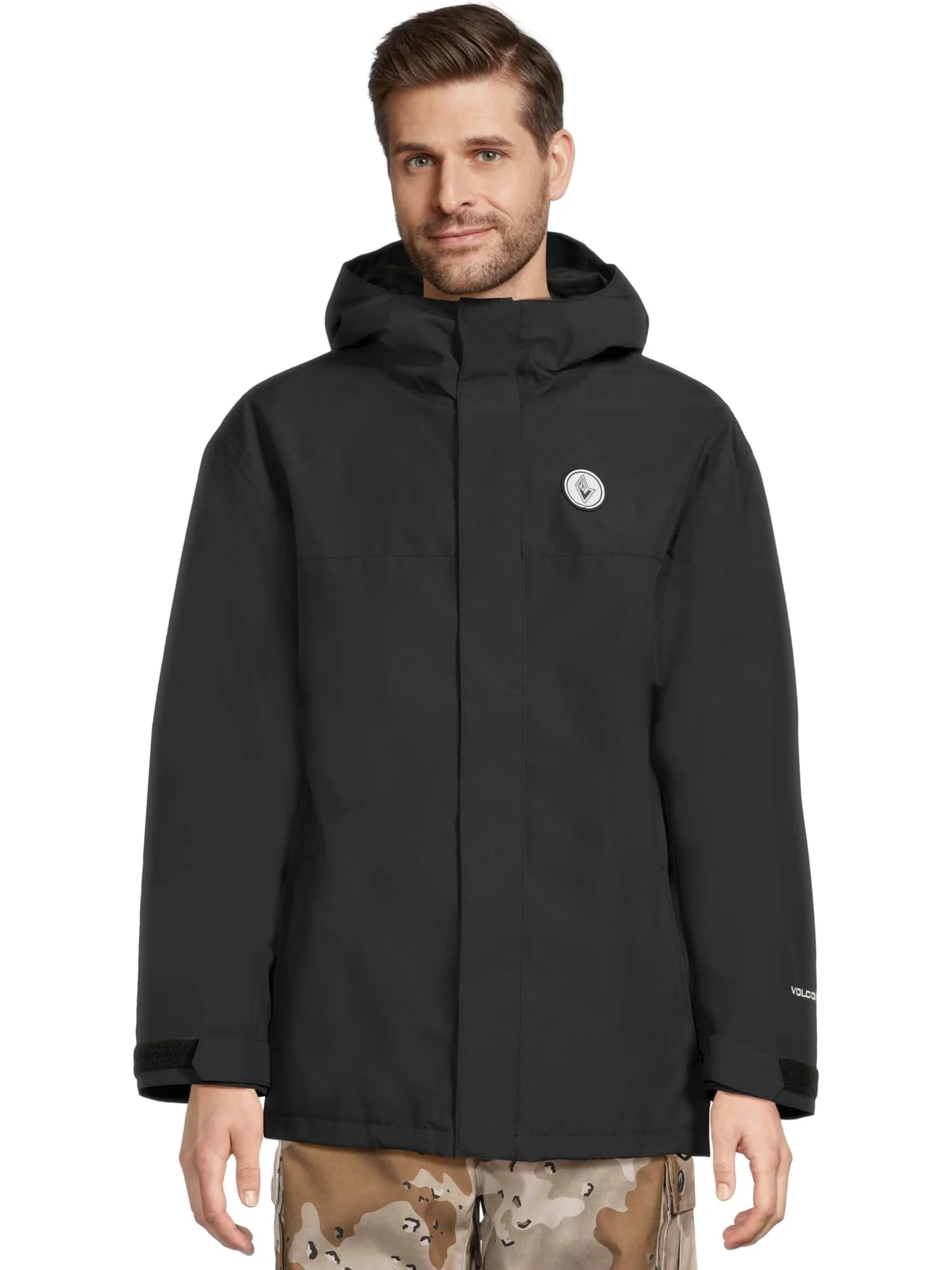Мужская куртка Buckthreeeighty Volcom Snow — изображение 1 из 5, черный