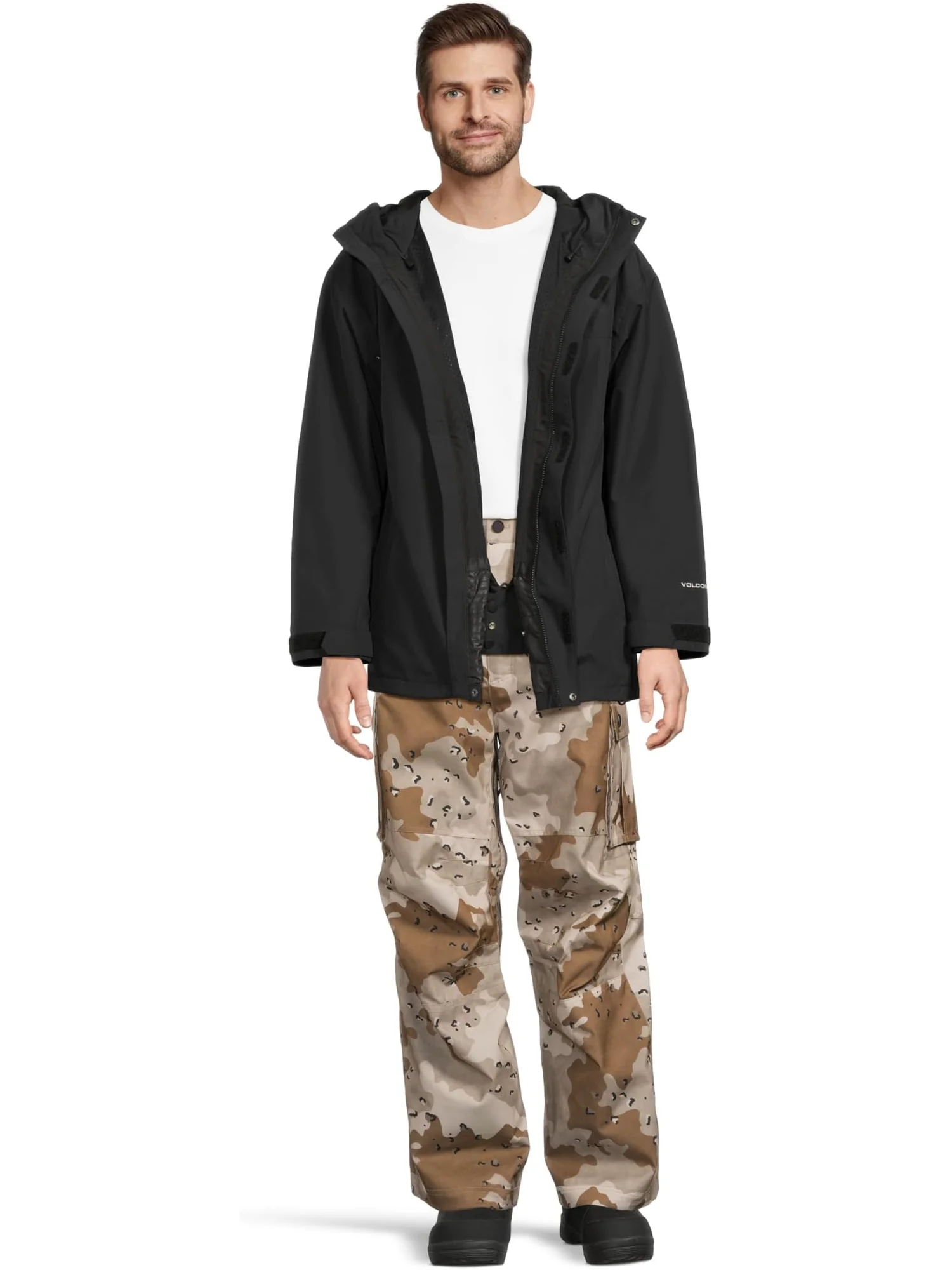Мужская куртка Buckthreeeighty Volcom Snow — изображение 5 из 5, черный