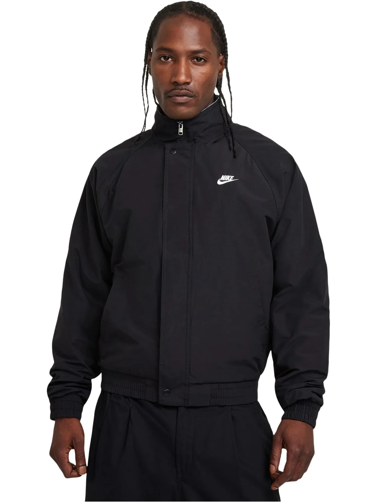 Мужская куртка Club Futura Nike — изображение 1 из 4, черный/белый