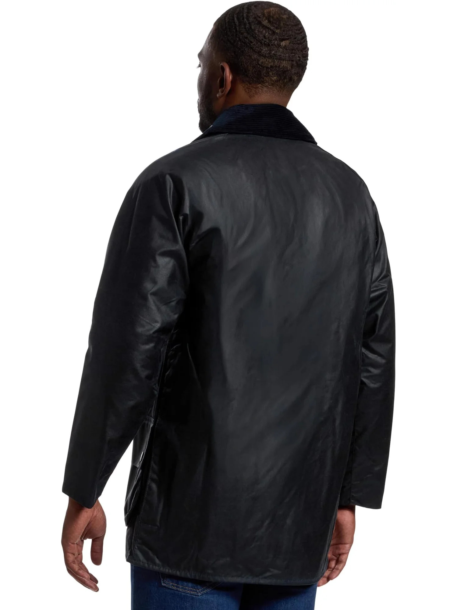 Мужская вощеная куртка Beaufort Barbour — изображение 3 из 5, темно-синий