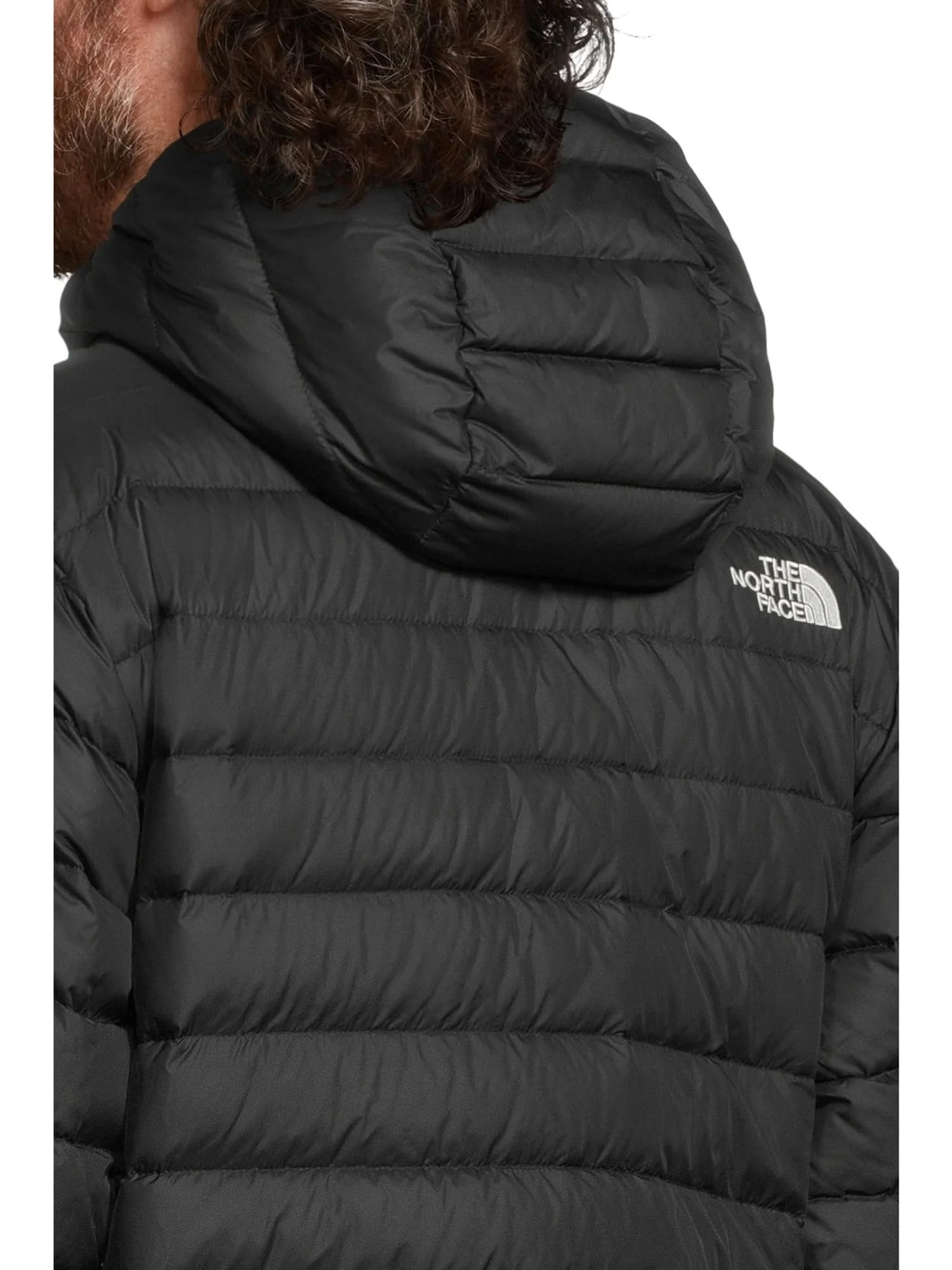 Мужская классическая пуховая куртка с капюшоном The North Face — изображение 4 из 5, черный