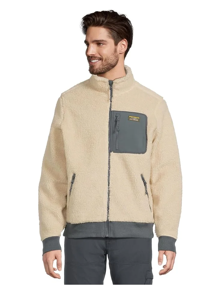 Мужская куртка L.L.Bean Bean's Sherpa Fleece Regular — изображение 1 из 5, прозрачный