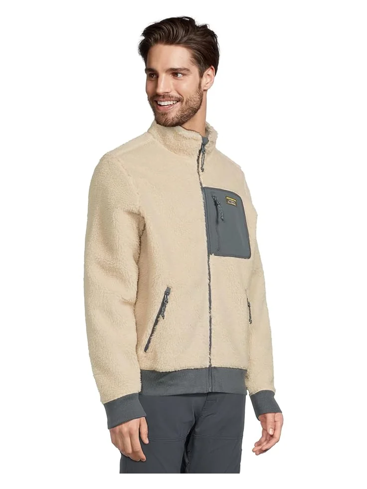 Мужская куртка L.L.Bean Bean's Sherpa Fleece Regular — изображение 2 из 5, прозрачный
