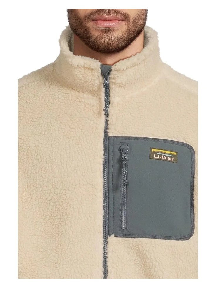 Мужская куртка L.L.Bean Bean's Sherpa Fleece Regular — изображение 4 из 5, прозрачный