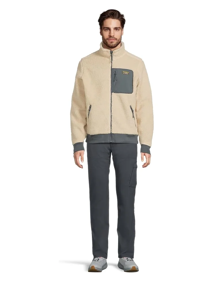 Мужская куртка L.L.Bean Bean's Sherpa Fleece Regular — изображение 5 из 5, прозрачный