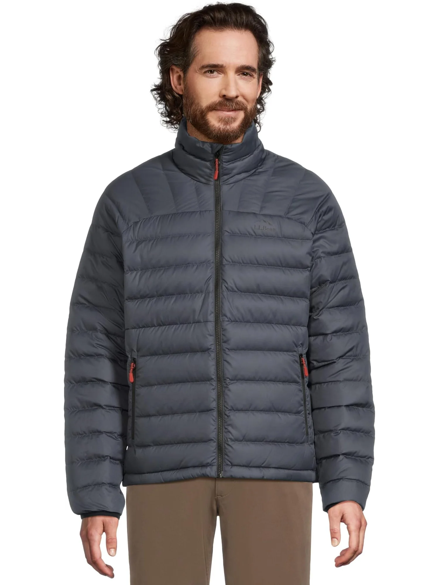 Мужская пуховая куртка L.L.Bean — изображение 1 из 5, серый