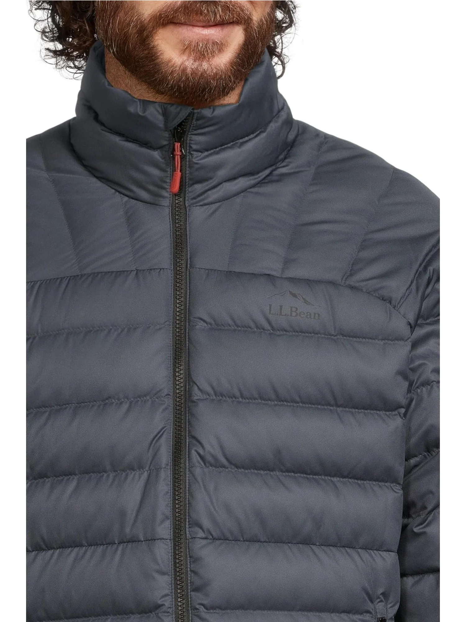Мужская пуховая куртка L.L.Bean — изображение 4 из 5, серый