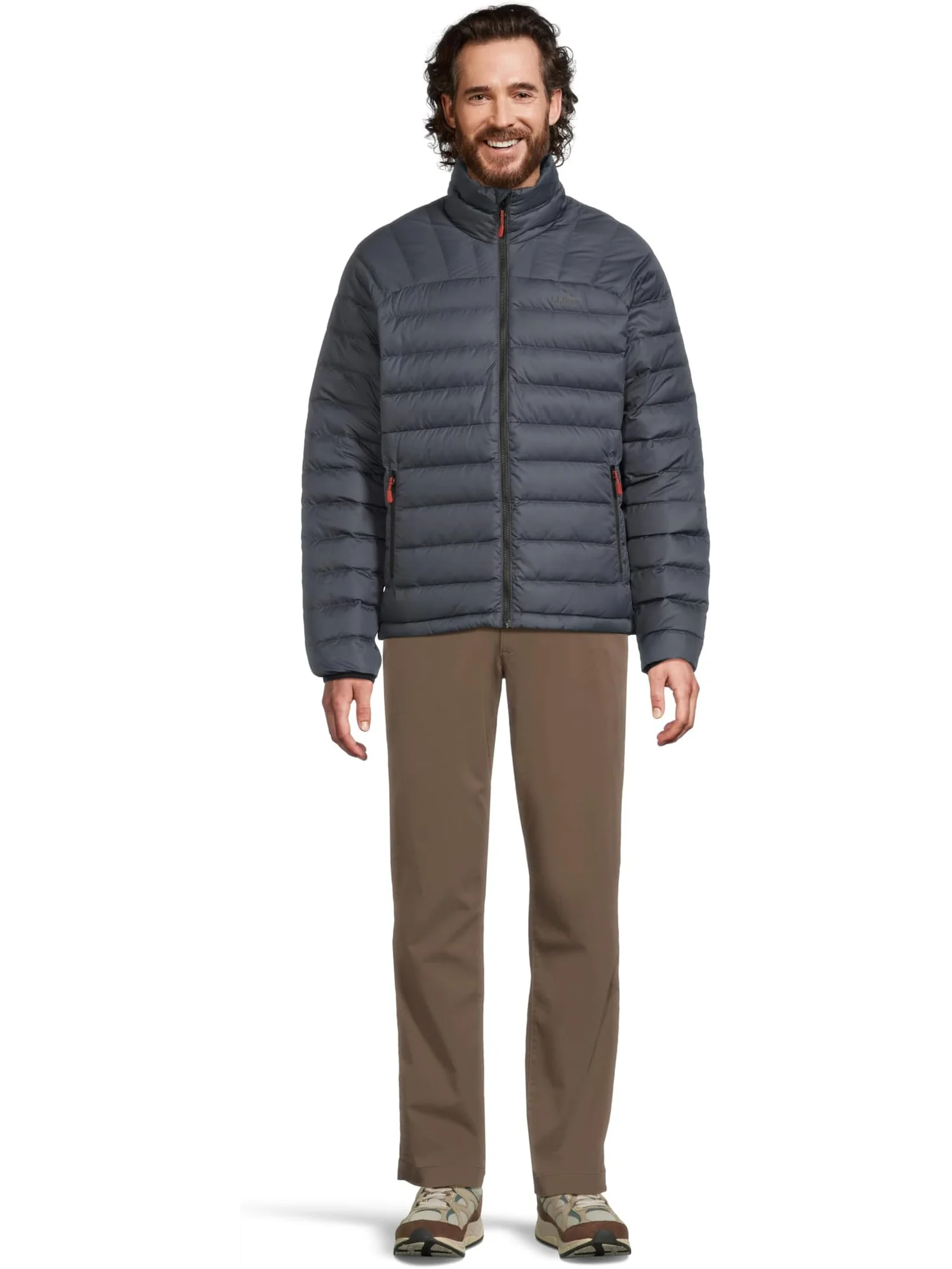 Мужская пуховая куртка L.L.Bean — изображение 5 из 5, серый
