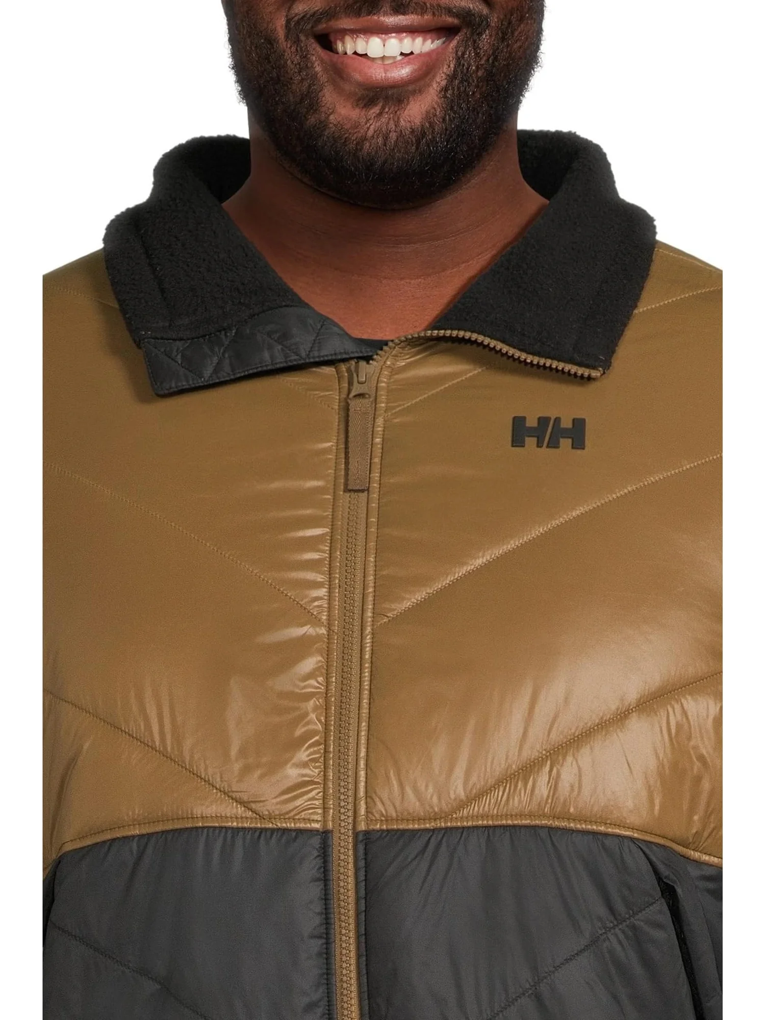 Мужская куртка Village Hybrid Helly Hansen — изображение 4 из 5, коричневый