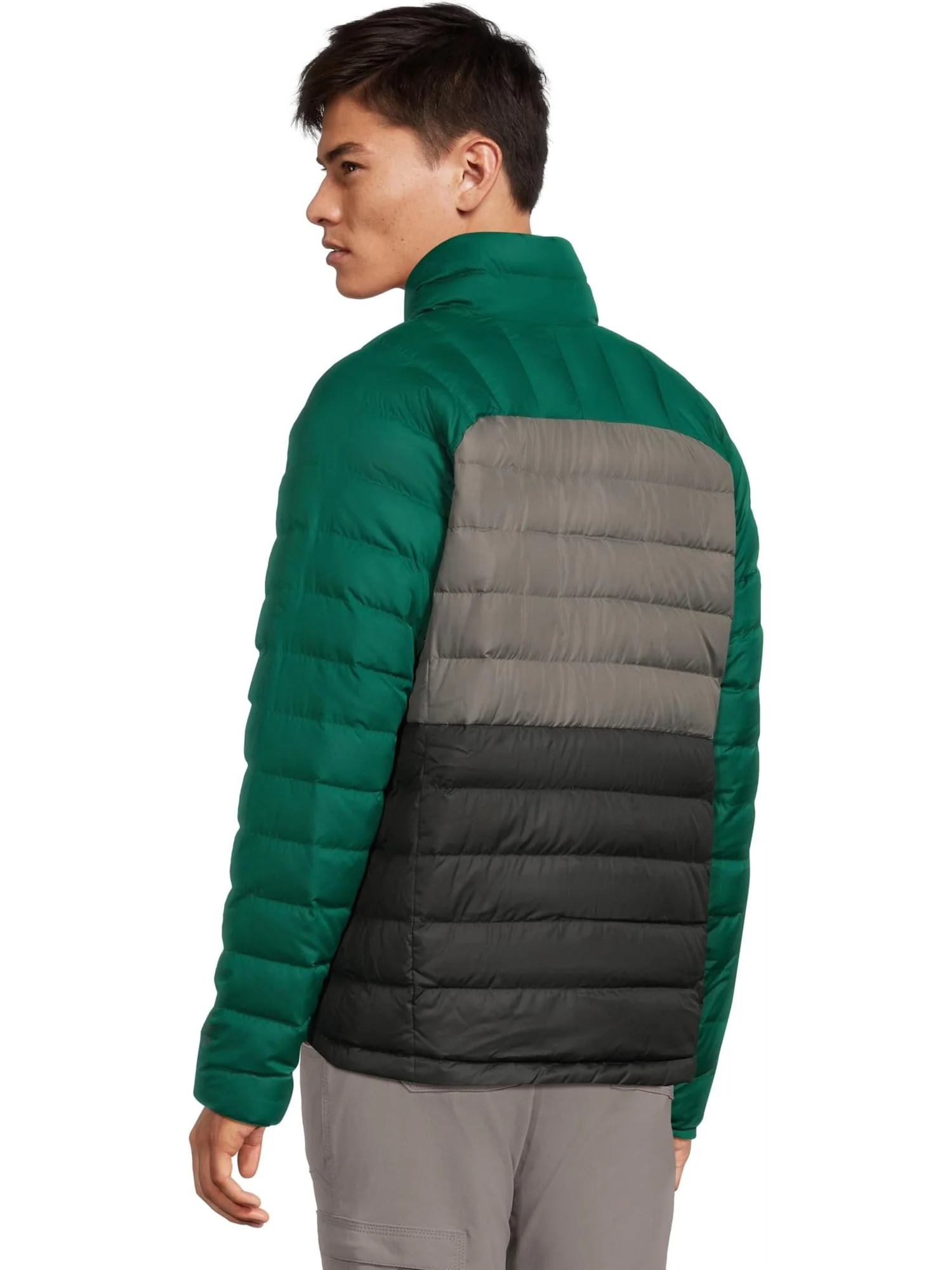 Мужская куртка-пуховик Color-block L.L.Bean — изображение 3 из 5, черный