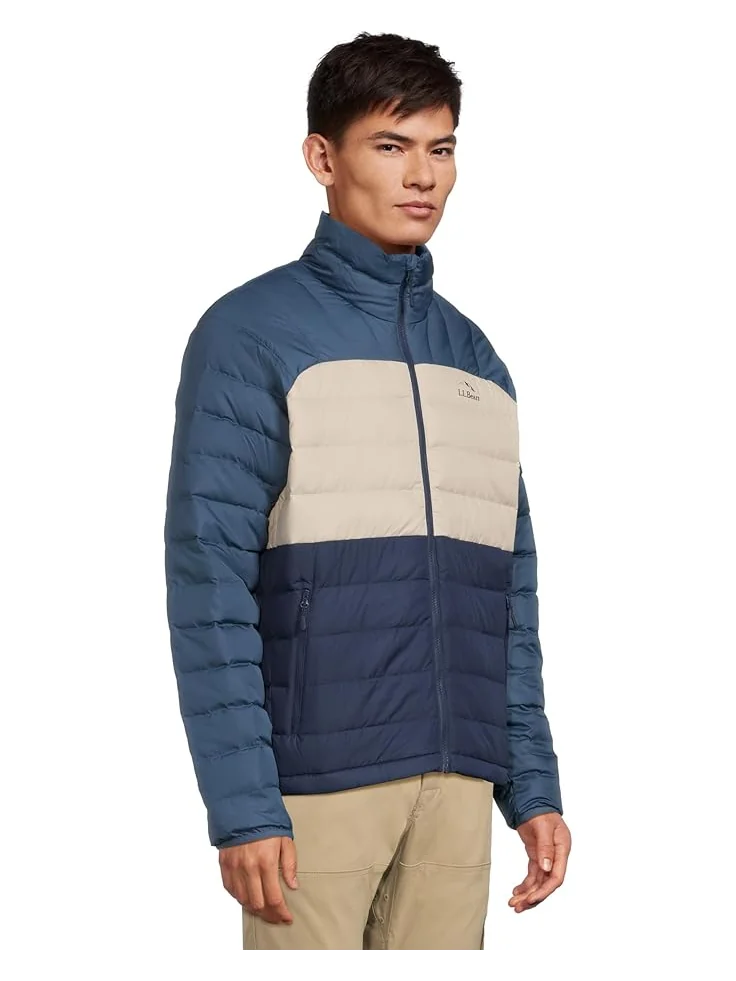 Мужская куртка L.L.Bean Down Jacket Color-Block — изображение 2 из 5, синий
