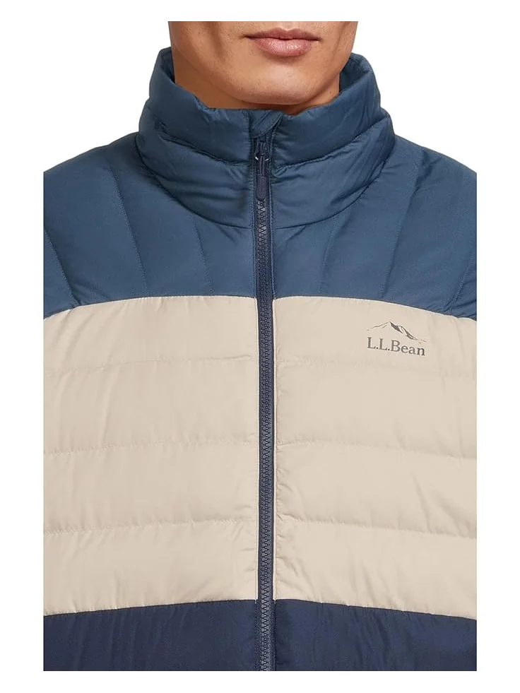 Мужская куртка L.L.Bean Down Jacket Color-Block — изображение 4 из 5, синий