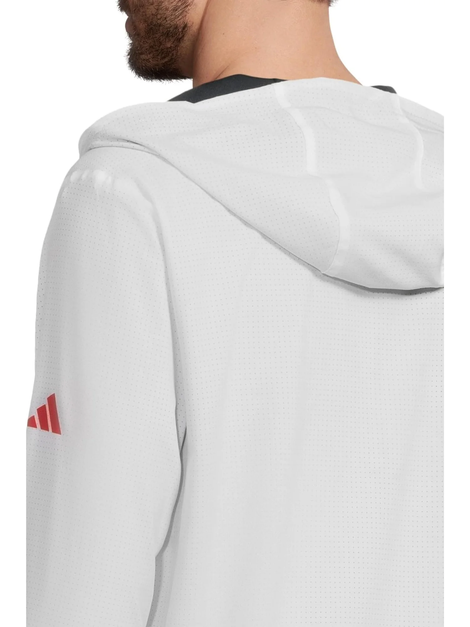 Мужская куртка-анорак Ultimate365 adidas Golf — изображение 4 из 5, белый/темно-синий