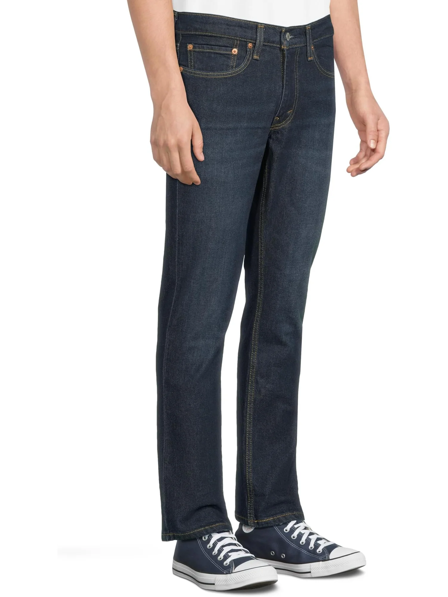 Джинсы Levi's Mens Men's 511 Slim, Good Reasons Adv — изображение 2 из 5, бежевый