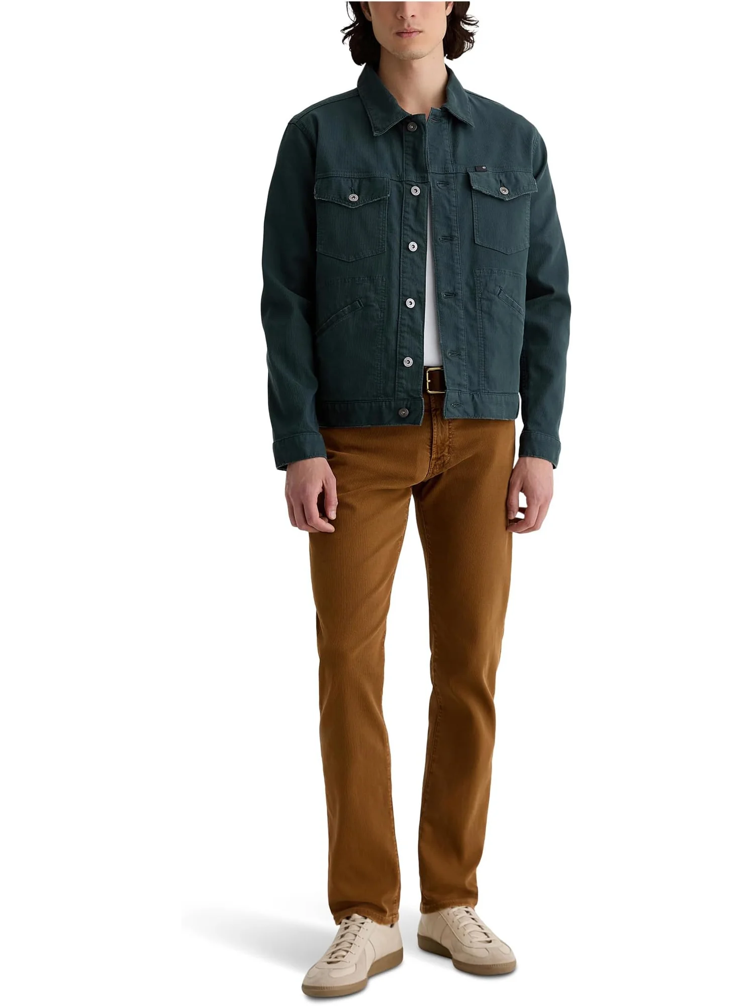 Мужские узкие вельветовые брюки Tellis Modern AG Jeans — 5