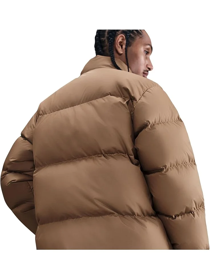 Мужская куртка Nike Therma-Fit Club Puffer 650 — изображение 4 из 4, коричневый/белый