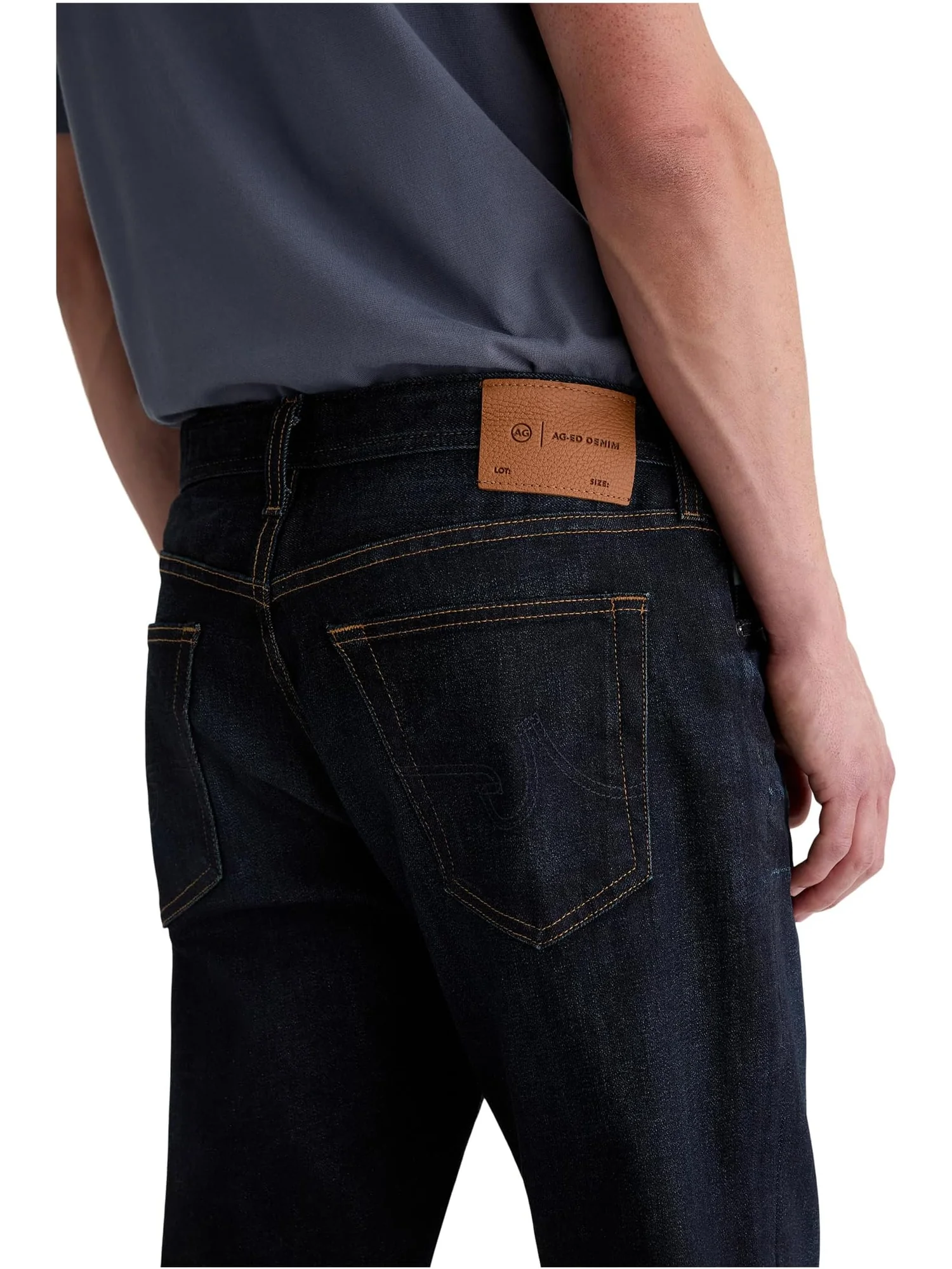 Мужские узкие прямые джинсы Everett через 2 года, Эммет AG Jeans, 2 Years Emmet — изображение 4 из 5, зеленый