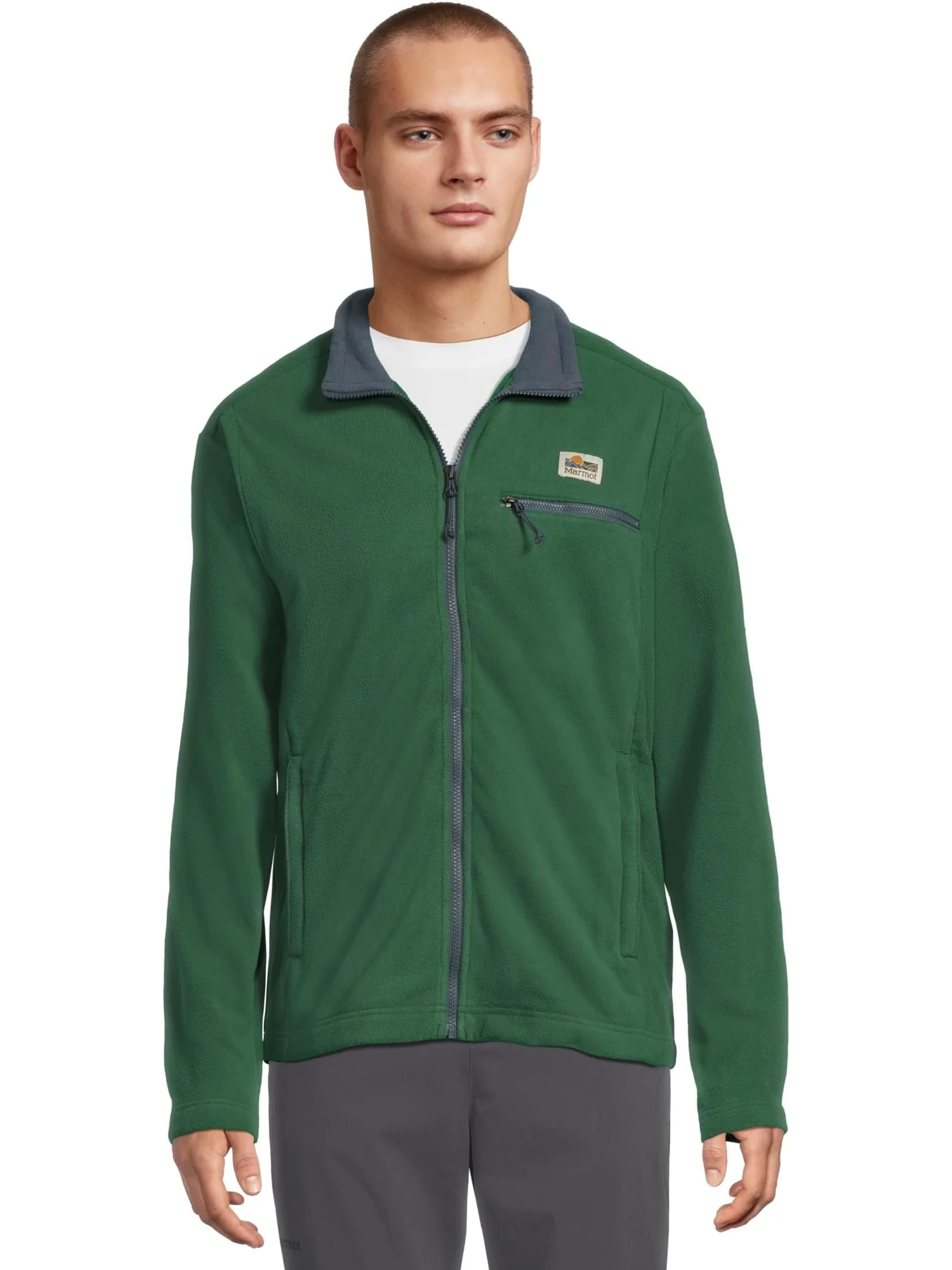 Мужская флисовая куртка Upward Marmot — изображение 1 из 5, зеленый