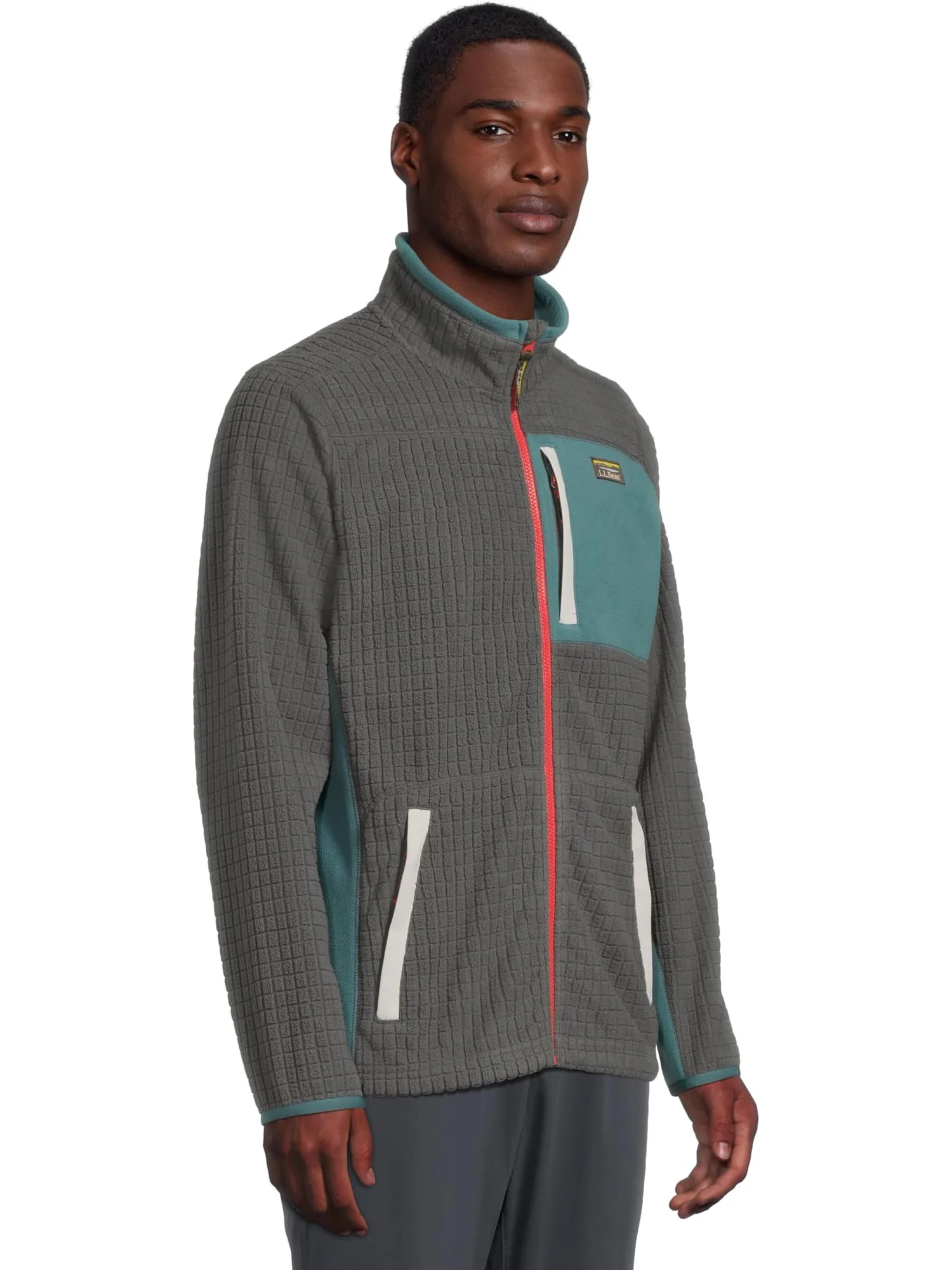 Мужская флисовая куртка Mountain Classic ветрозащитная L.L.Bean — изображение 2 из 5, синий