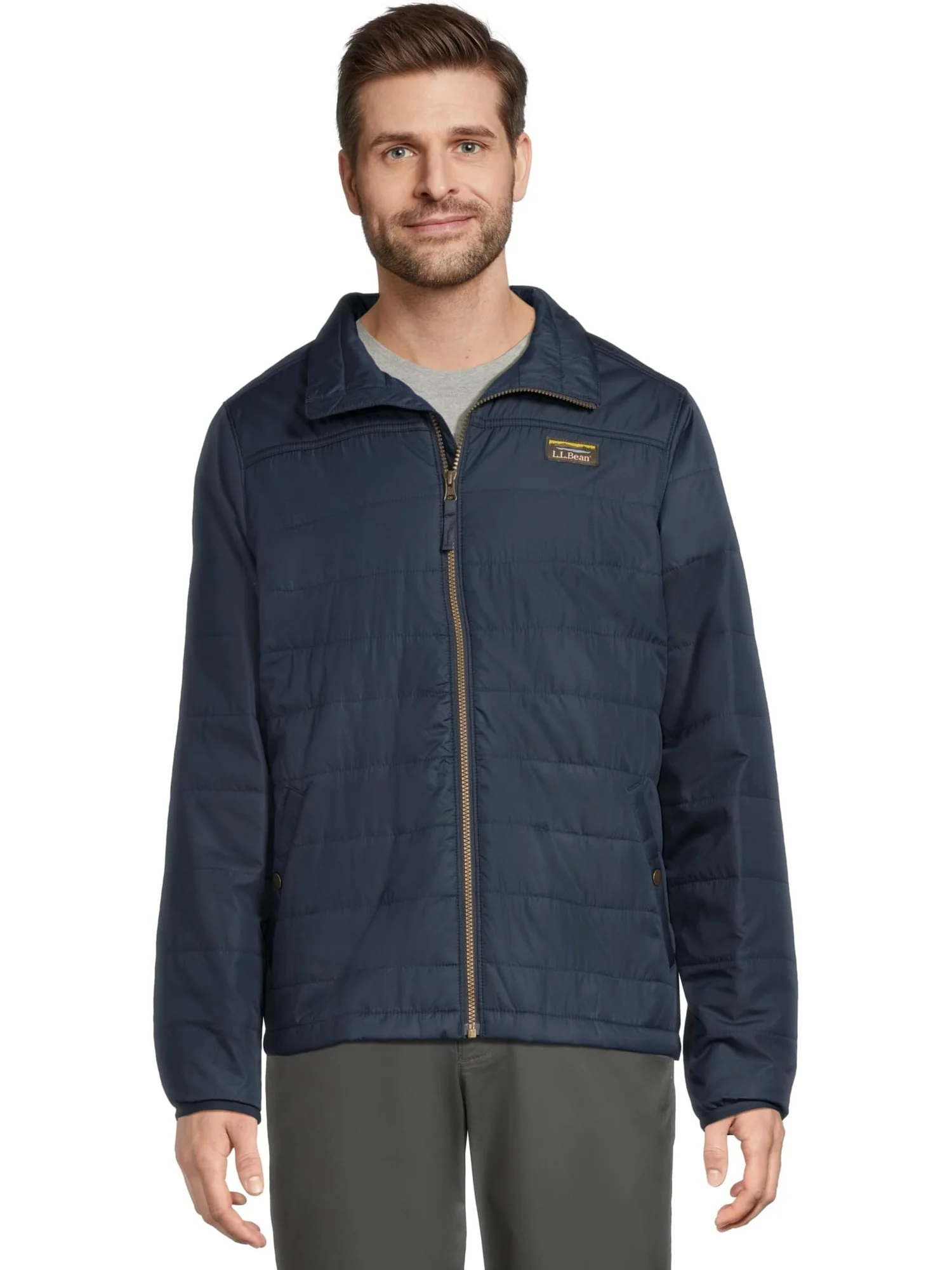 Мужская куртка-пуховик Mountain Classic, обычная L.L.Bean — изображение 1 из 5, темно-синий