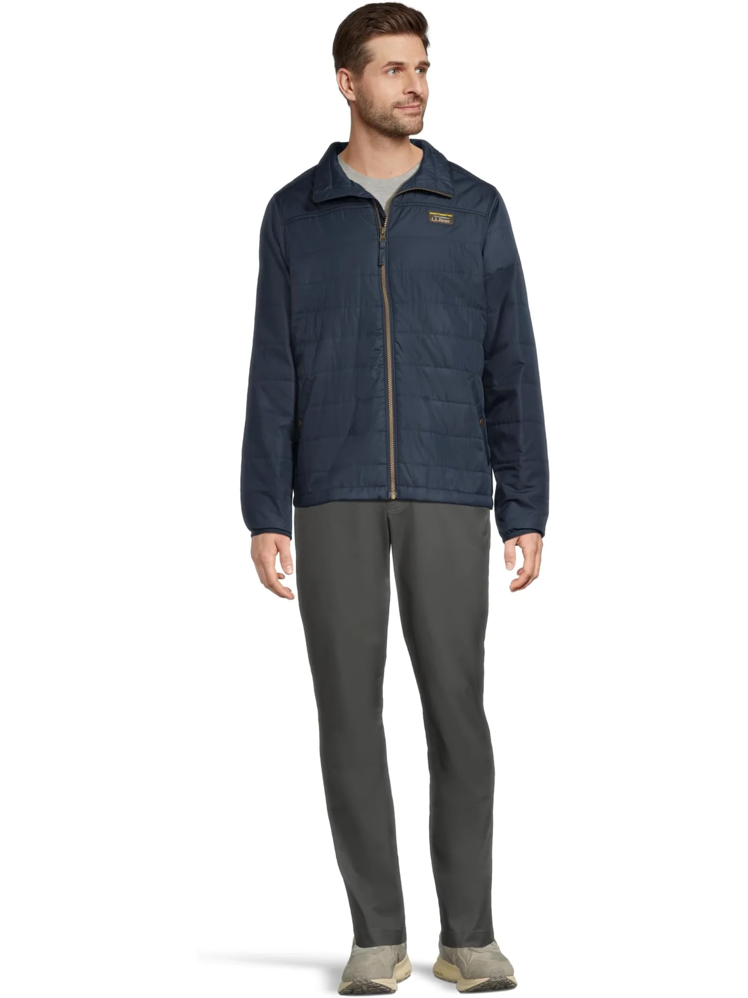 Мужская куртка-пуховик Mountain Classic, обычная L.L.Bean — изображение 5 из 5, темно-синий