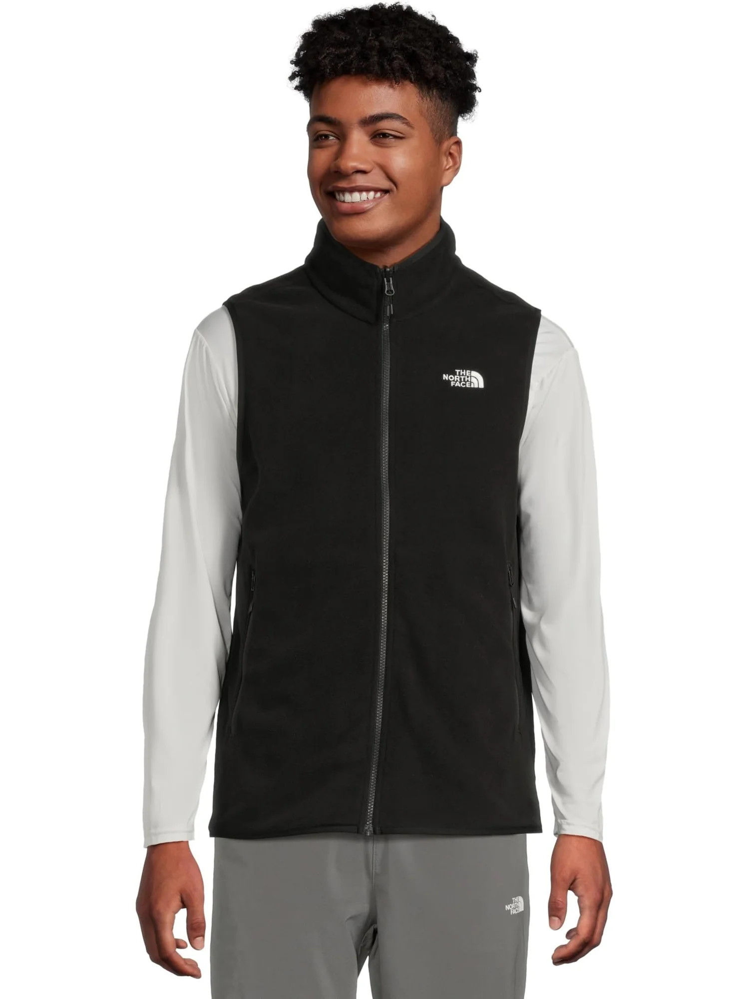 Мужской флисовый жилет Glacier The North Face — изображение 1 из 5, черный