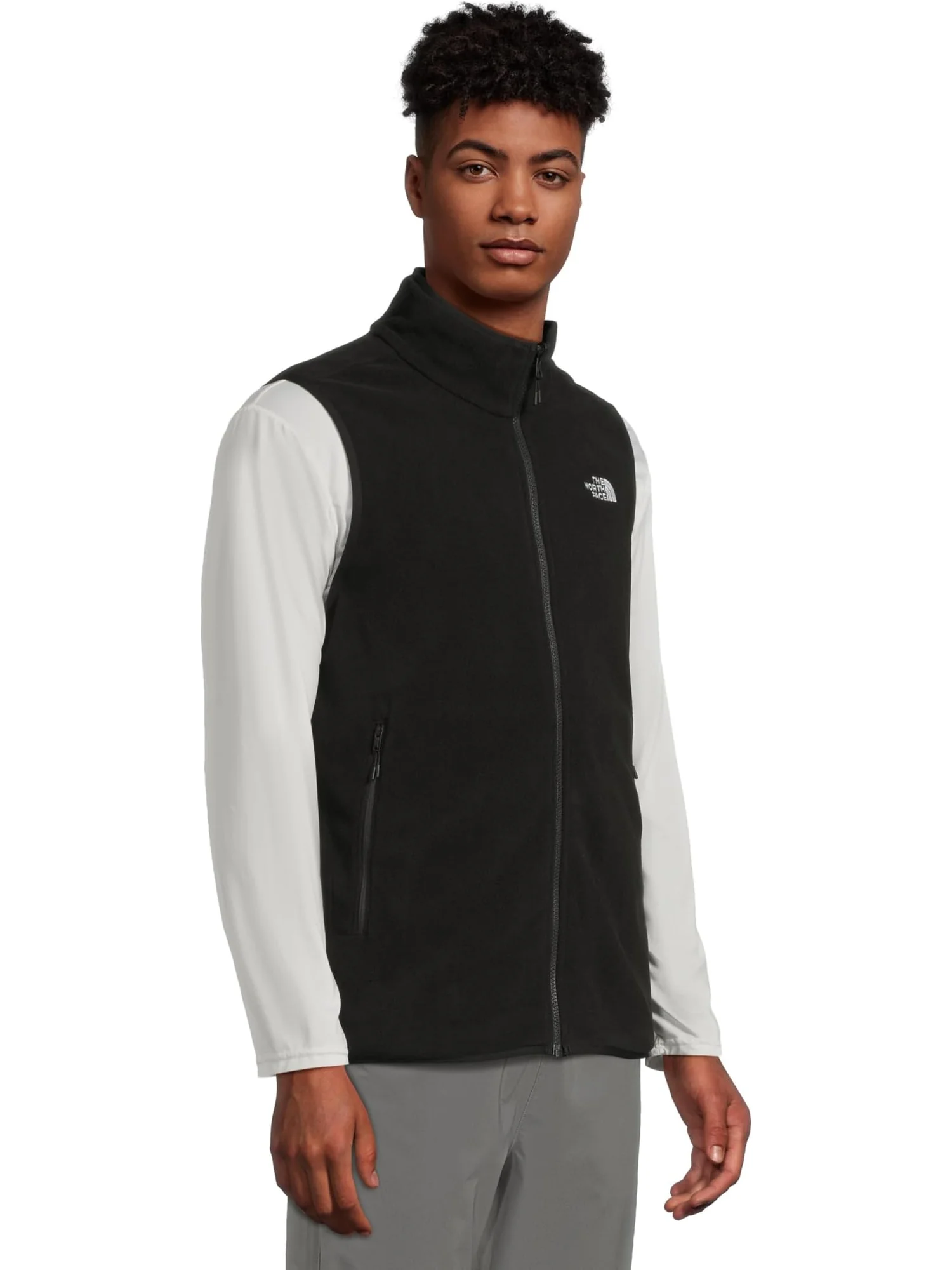 Мужской флисовый жилет Glacier The North Face — изображение 2 из 5, черный