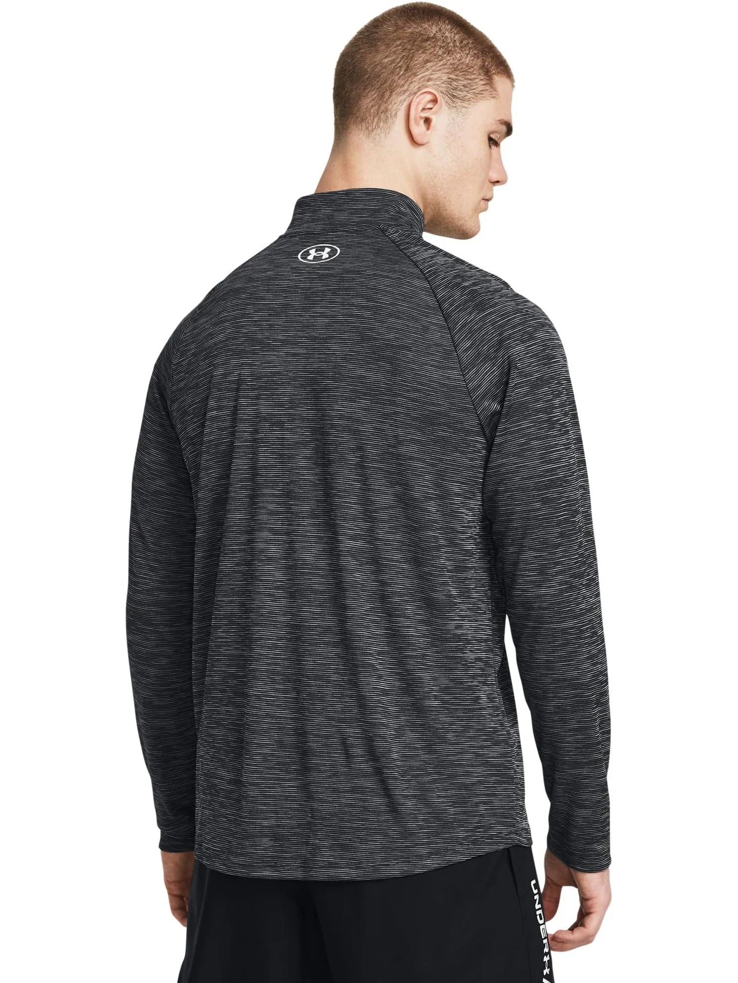 Мужская техническая текстурированная куртка с застежкой-молнией 1/2 Under Armour, Castlerock/Castlerock — изображение 2 из 3